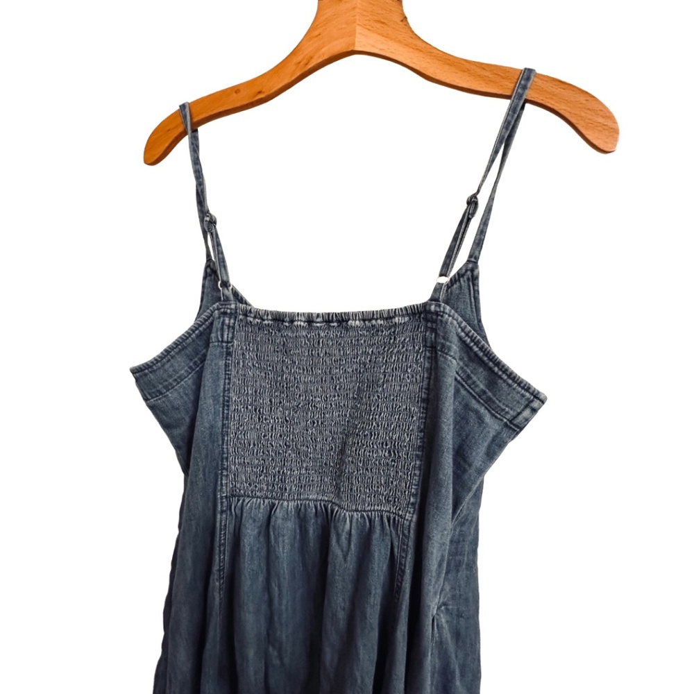 GAP DENIM Sweetheart Maxi Dress Size L - Picture 6 of 7